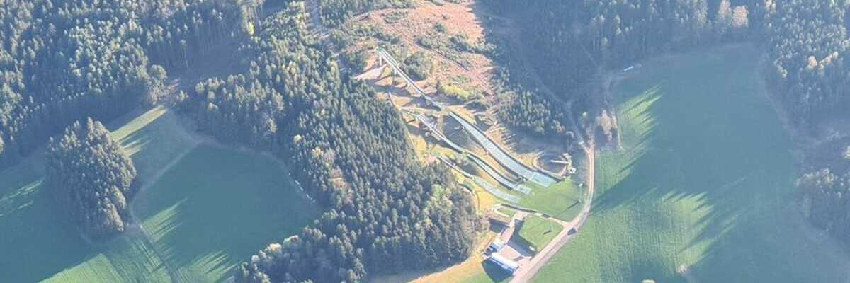 Flugwegposition um 16:01:09: Aufgenommen in der Nähe von Gemeinde Höhnhart, Höhnhart, Österreich in 1240 Meter